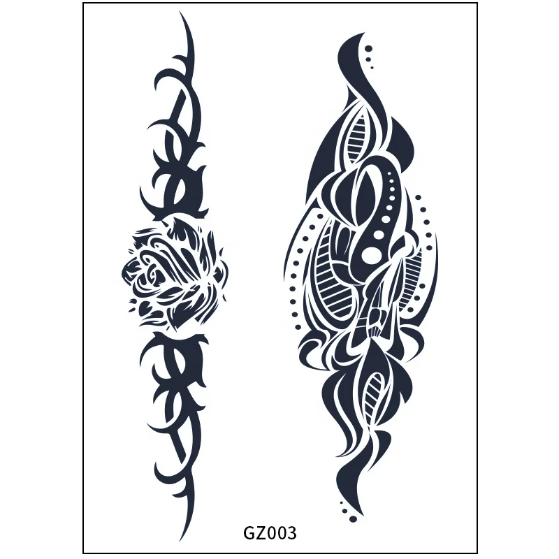 Beauty sticker Latest Natural Simulation water transfer temporary tattoo sticker like the real tattoo