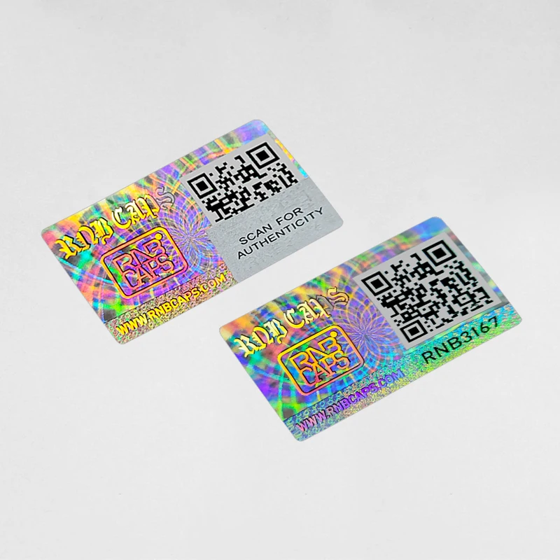 Anti-Fraud Hologram Stickers Custom Perfume Anti-Counterfeit Labels