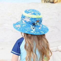 Оптовая продажа, высокое качество, индивидуальная торговая марка, Детская кепка, дышащая мягкая полиэфирная рыболовная шляпа, модные детские Панамы для рыбалки
