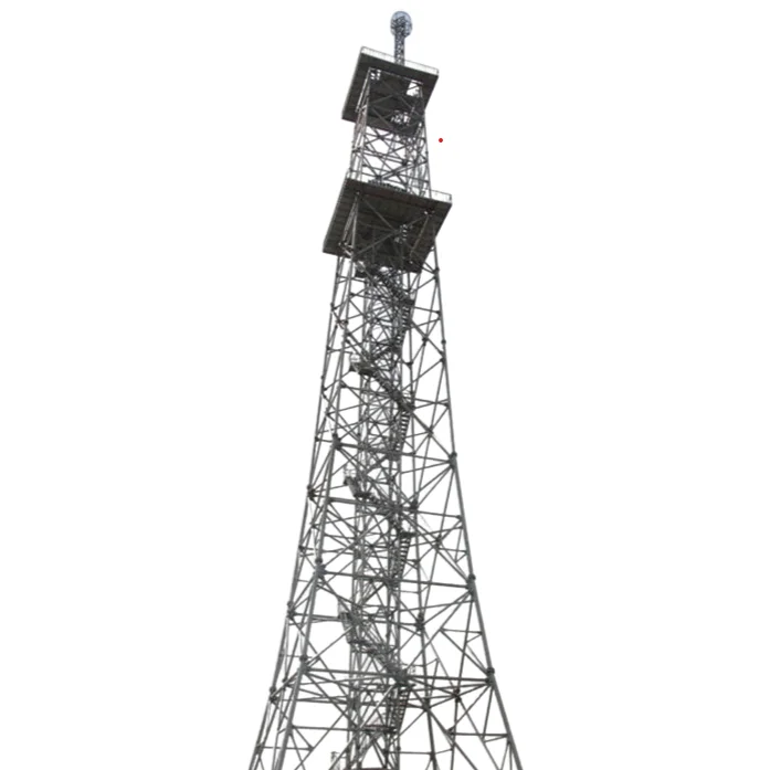 Телекоммуникационная башня для мобильного телефона, 30 м 40 м 45 м 4G горячеоцинкованная