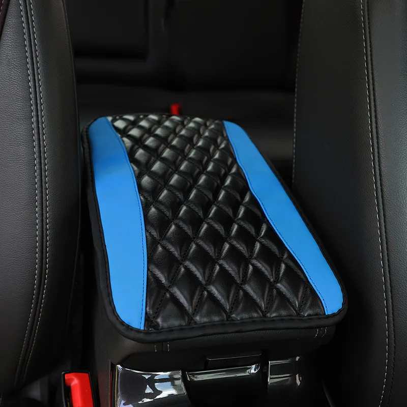 Universal Car Center Console Cushion Pad Leather Auto Center Console Cover car armrest Cover Waterproof