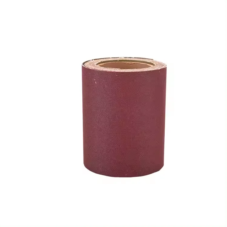 100mm*45m 60-400 Grits Aluminium Oxide Cloth Backing Abrasive Sanding Cloth Roll For Polishing