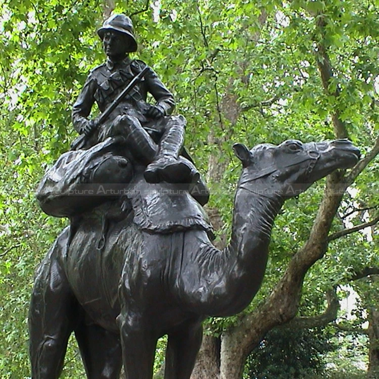 Large Imperial Camel Regiment Memorial Camel Sculpture