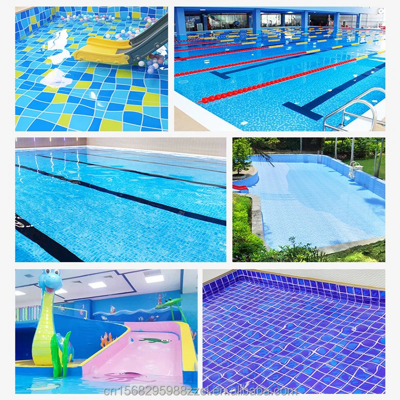 OEM pvc lining swimming pool liners  blue swimming pool Vinyl Accessories plastic pool liner Liner with Anti-UV