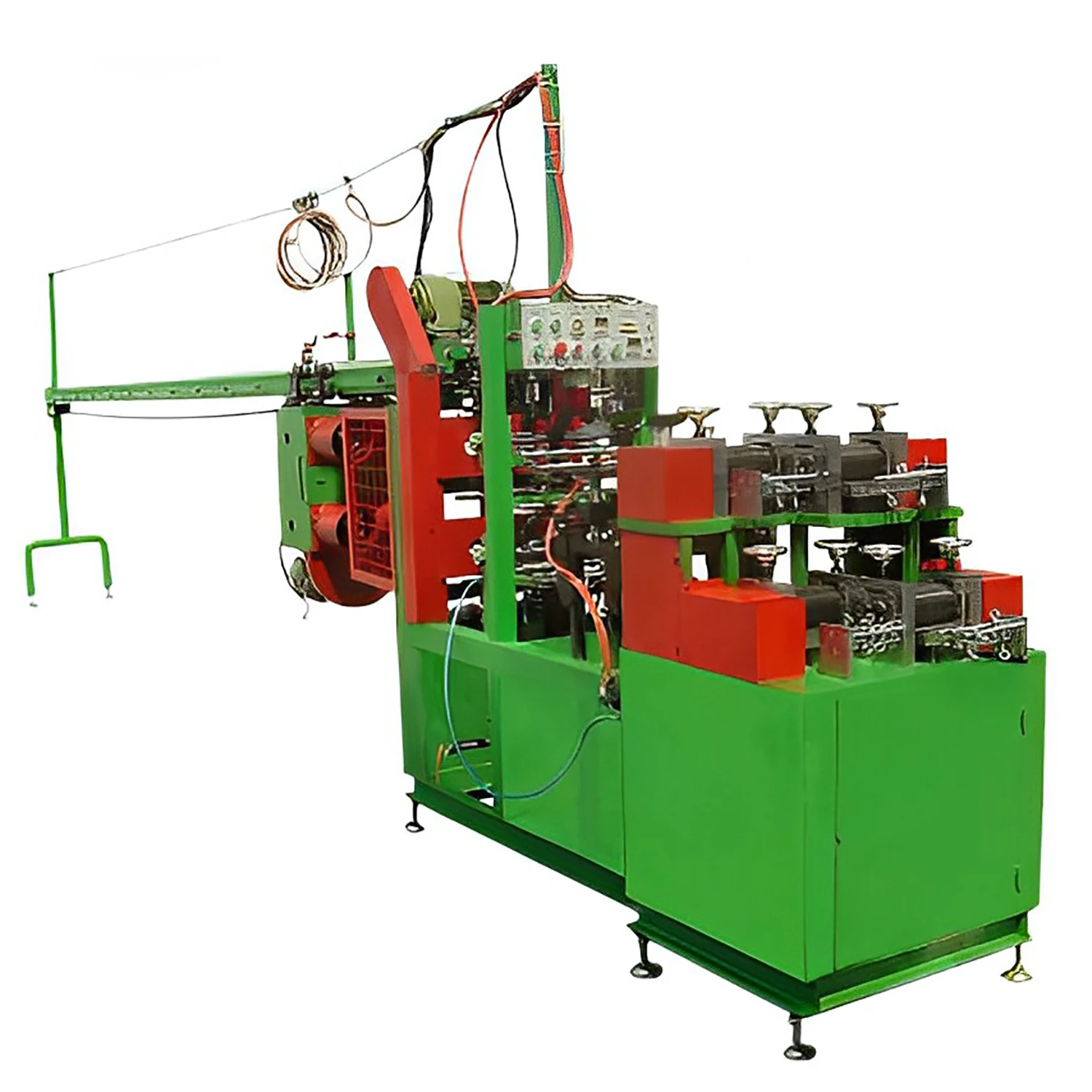 High-Speed Automatic 4 Line Drawing Left PVC Christmas Tree Machine Production