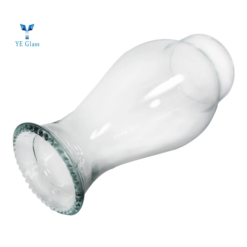 Transparent Oil Shape Blown Glass Lampshade Lamp Cover Shade For Wall Table Lamp