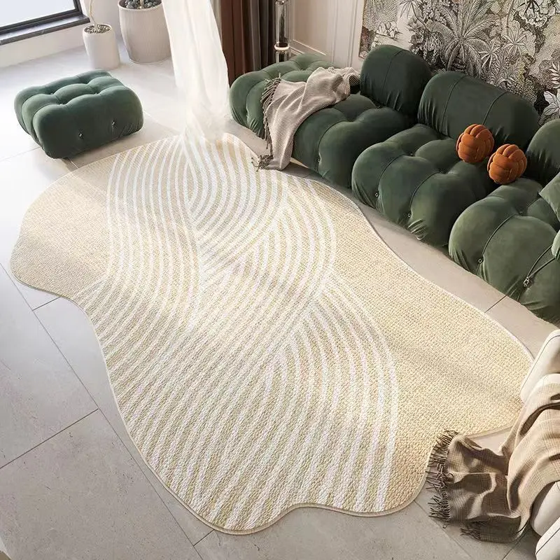 modern special shape Nordic home decorative round fluffy fur rugs living room large customer area carpets and rugs