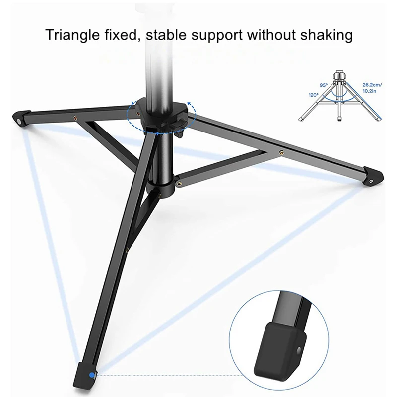 Phone Tripod Accessory Kits Cell Phone Tripod Stand with Wireless Remote and Universal Tripod Head Mount