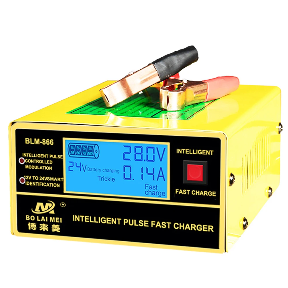Car Motorcycle Battery Charger 12v 10a Automatic Pulse Repair Lead Acid Battery Charger For 12 Volt Gel Battery