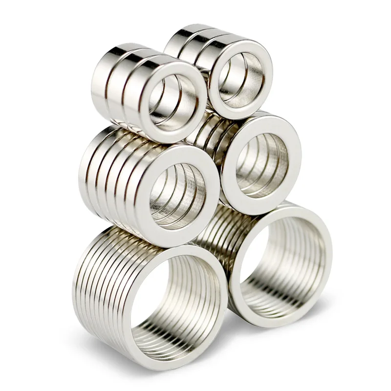 High Powerful Rare Earth Strong Neodymium Magnet Reasonable Price N52 Big Ring Magnets
