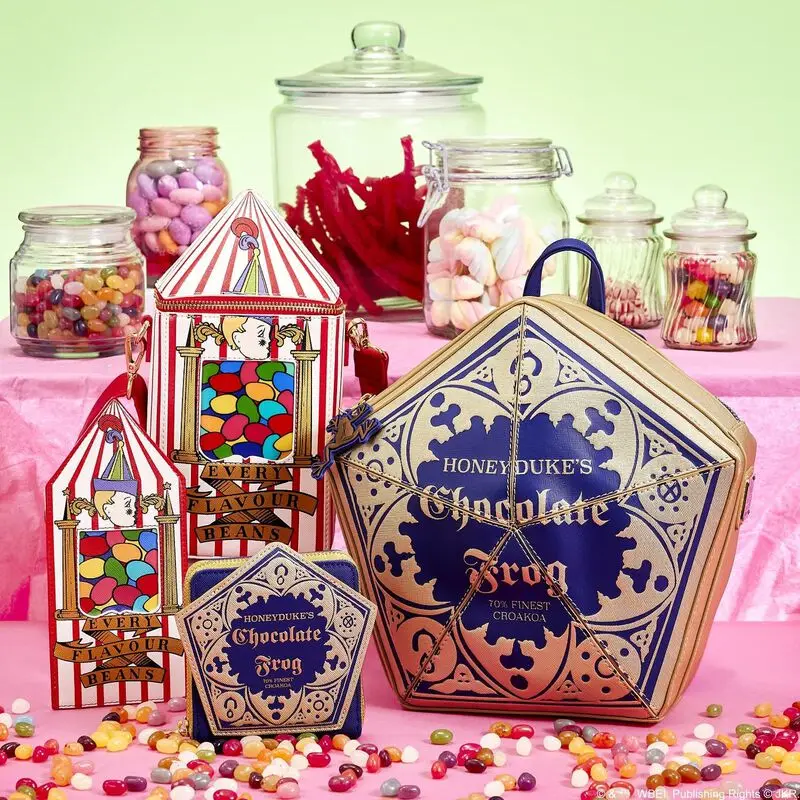Fama Authorized Loungefly Honeydukes Chocolate Frog Mini Backpack Backpack Women  Loungefly Small Backpack