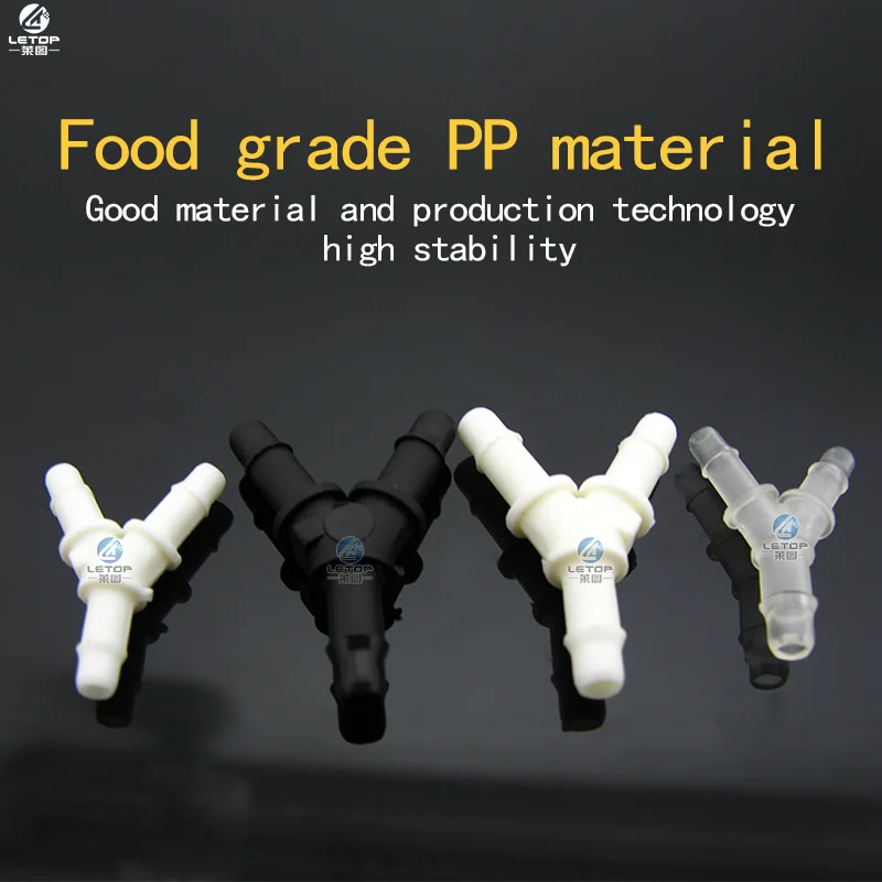 Solvent Printer Ink Tube Connector Y Shape 3 Way Pipe Adapter