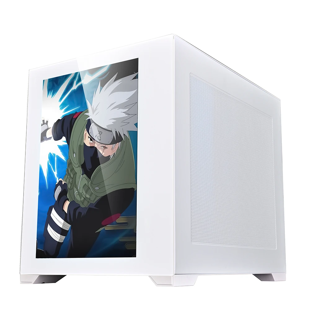 2022 tempered glass mood screen chassis fully transparent ATX gaming sea view room water-cooled chassis HD synchronous display