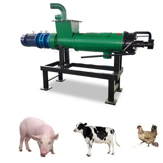 Agricultural Equipment animal fertilizer separator/dry and wet pig manure separator/poultry manure processing machine