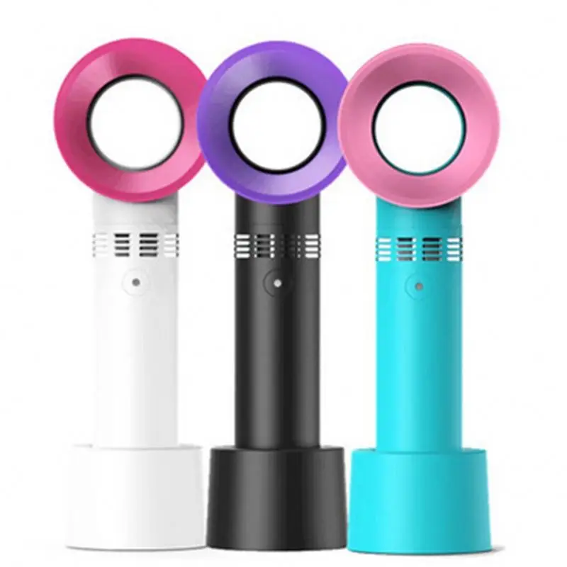 High Quality Safty Air, Cooling Handheld Portable Desktop Mini Usb Rechargeable Bladeless Fan/