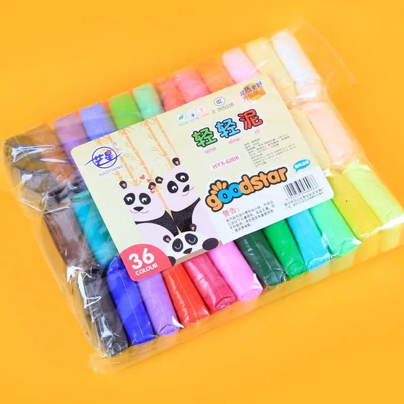Children Claydoll 12/24/36colors 15g Best Selling Product Soft Clay Modeling Air Dry Clay for Kids Educational Toys