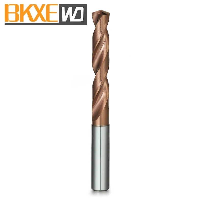 BKXE Customized Bronze Twist Drill CNC Solid Carbide Drill Bit For Perforating,Drilling Hole