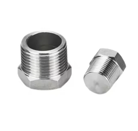 Internal Thread Screw  304 Stainless Steel round Pipe Cap with Solenoid Power for Water Media