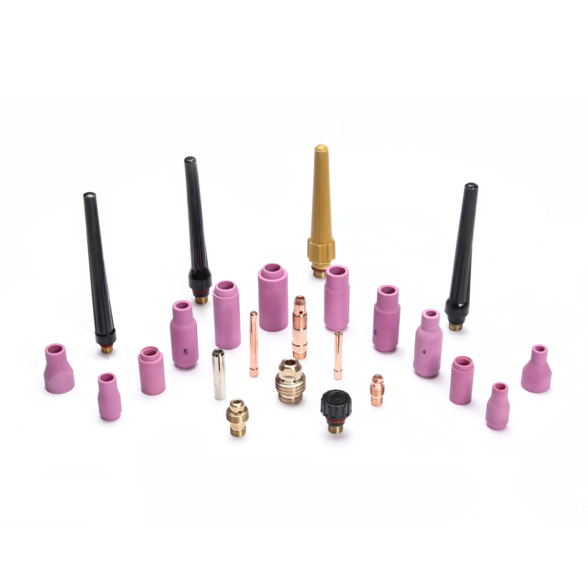 ESSEN MB-15AK Welding Torch Consumables 0.8mm/1.0mm/1.2mm Contact Tips Gas Ceramic Nozzle for 15AK MIG MAG Welding Torch