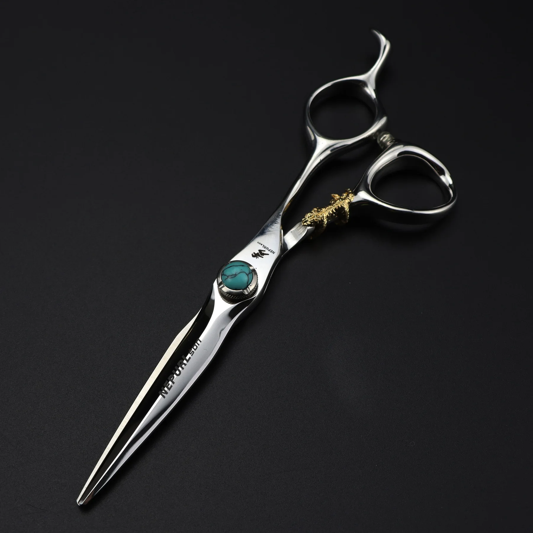 6.0 inch New Fashion Professional Design Beauty Barber Scissors Flat Scissors tooth Hair scissors