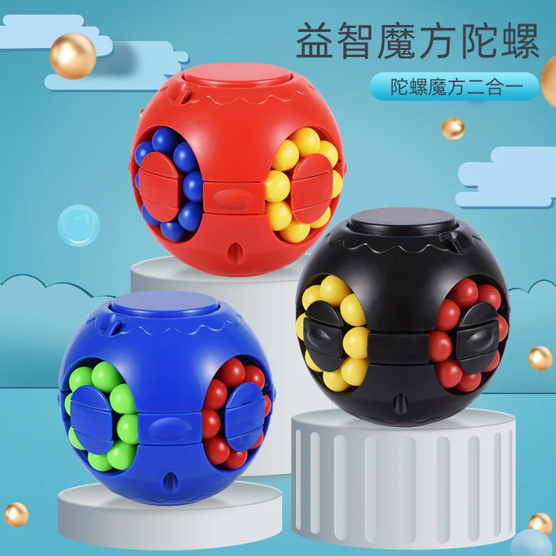 Amazon hot selling Children education magic bean cubes customized new design Fidget Spinner toy for kids