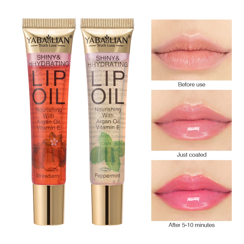 Change Color Lip Oil Vegan Nude Lip Enhancement Plump Oil Plump Custom Gloss Private Label Moisturizing Flash Waterproof Liquid
