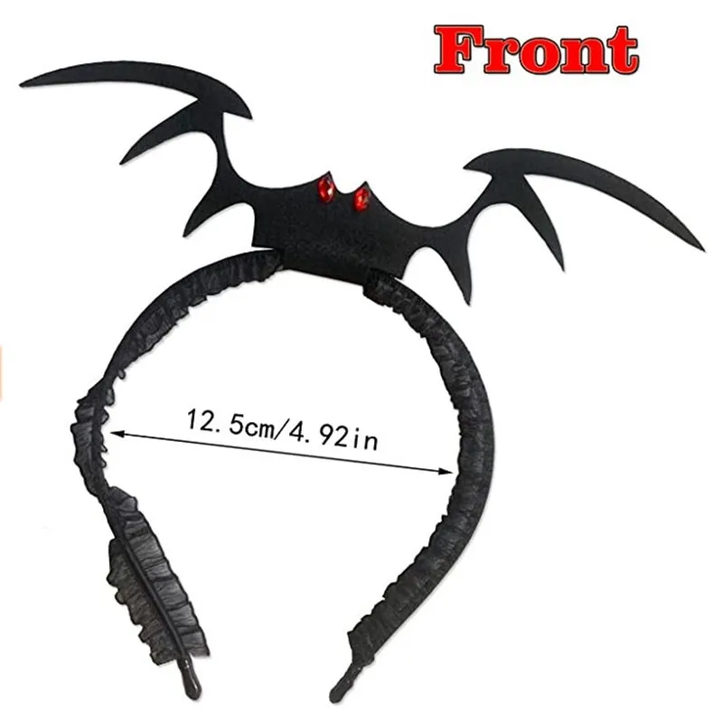 Wholesale Halloween Bat Wings Headbands Cosplay Spider Web Headbands Holiday Animal Accessories Headbands