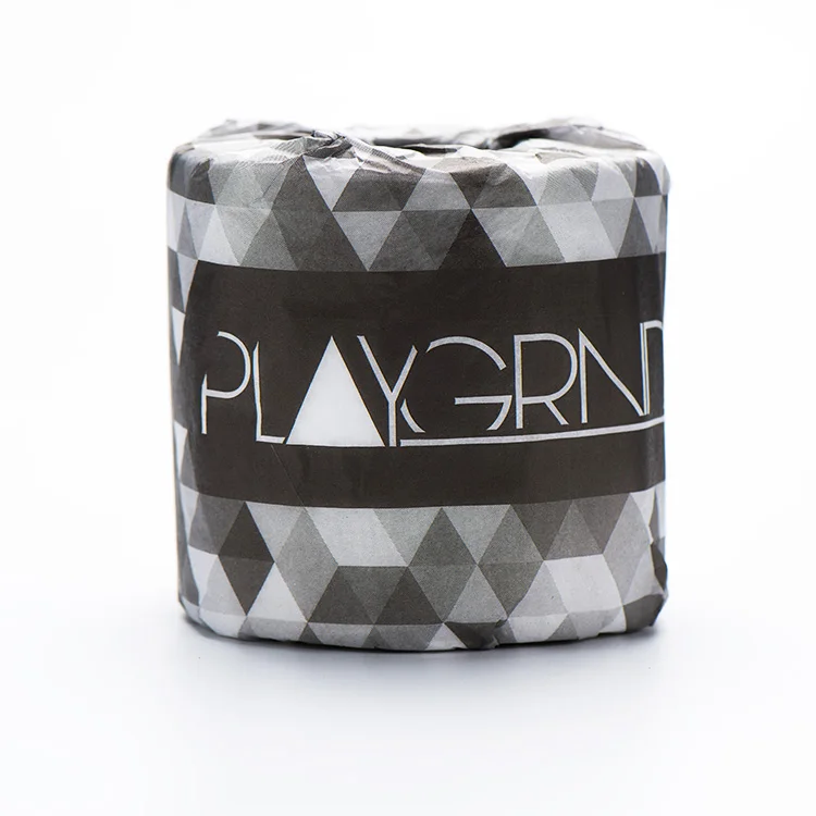 Mixed Pulp White Tissue Roll Natural Paper Napkin 2 Ply 300 Sheets Tissue Paper Custom Embossing Toilet Paper