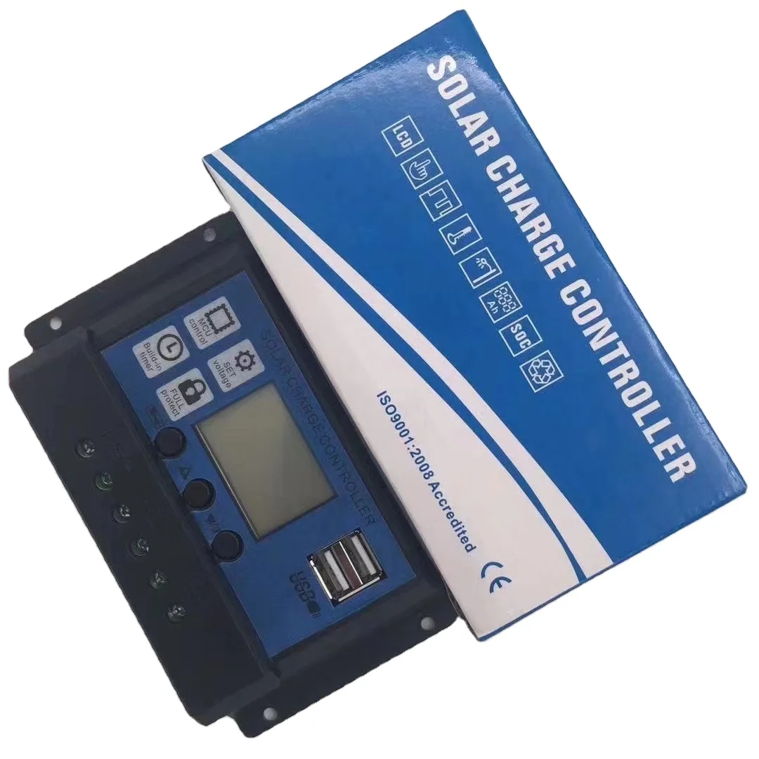 12v24v Automatic Switch Solar Street Lamp Charging Control 10Amp Solar Controller 10a-50a