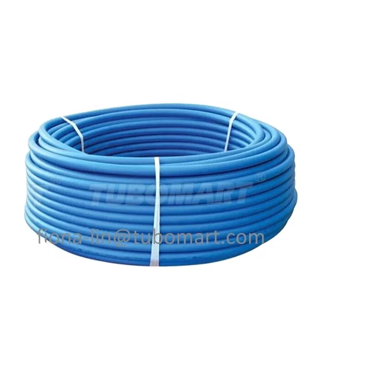 TUBOMART PERT-AL-PERT Pipe 1216 Composite Plastic Blue Floor Heating Pex Al ISO21003 for Hot Water Plumbing System