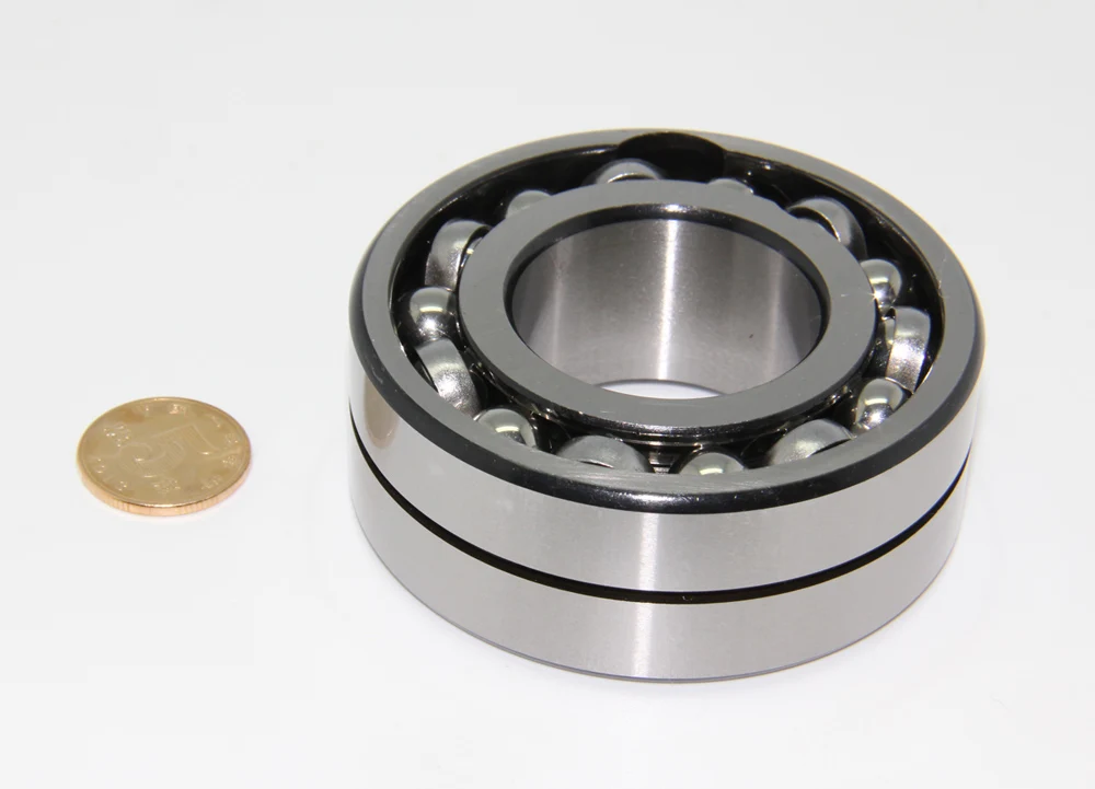 HRTZC  Double row angular contact ball bearing with S-shaped iron retainer with installed ball gap 3313 S