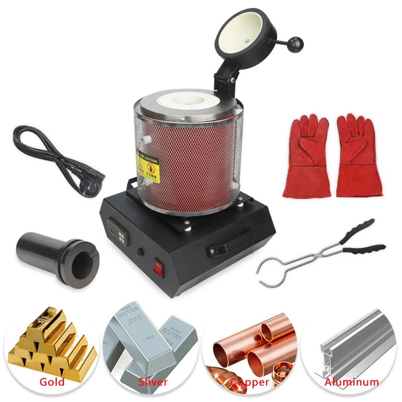Mini/Portable Electronic Melting Furnace for Metal Gold/Silver