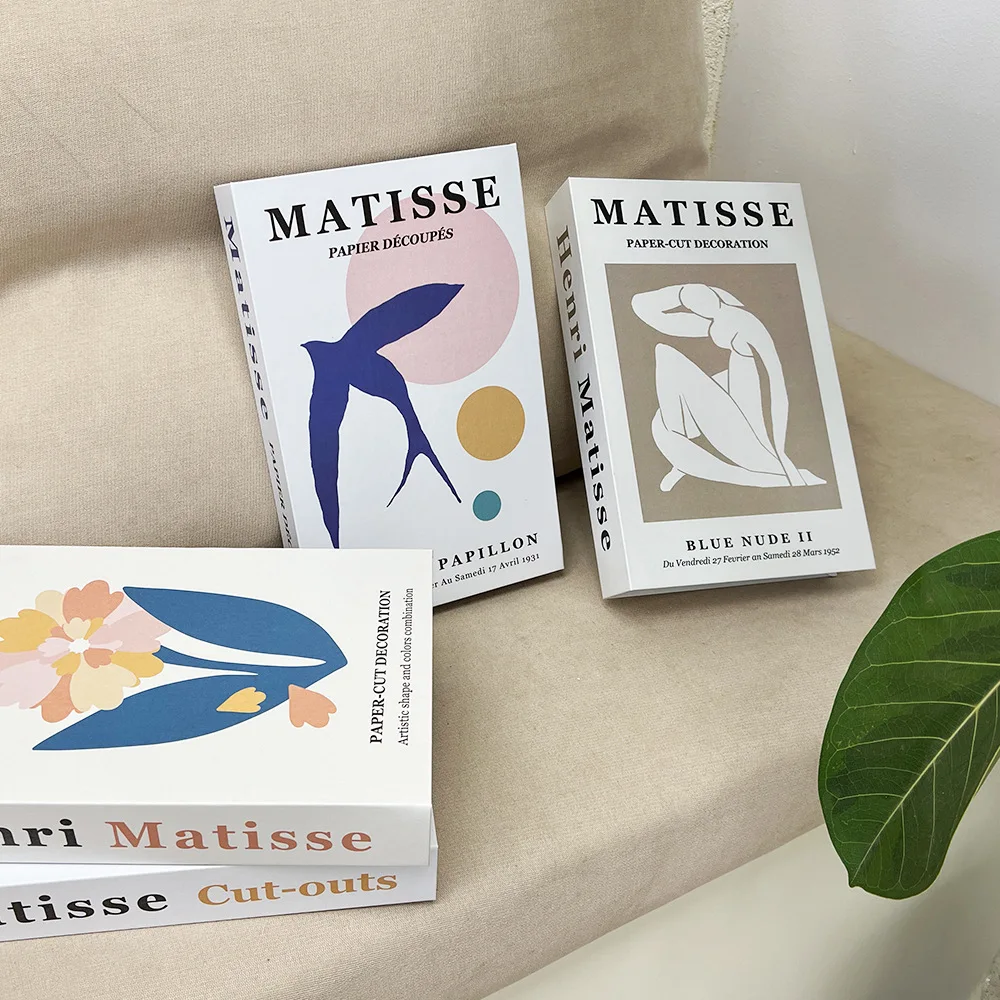 Fashionable home decoration famous brand decor modern luxury books faux decorative book