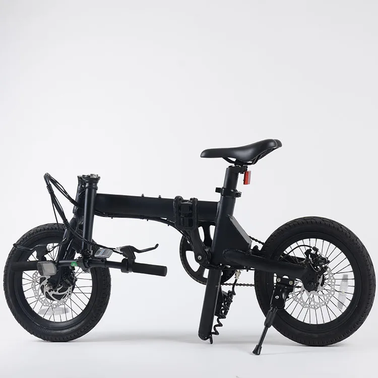 Newest Womens Electric Bicycle Ebike Electric Dirt Bike Folding Non-slip Pedal 16*2.125 Special Tire Lithium Battery 200 - 250W