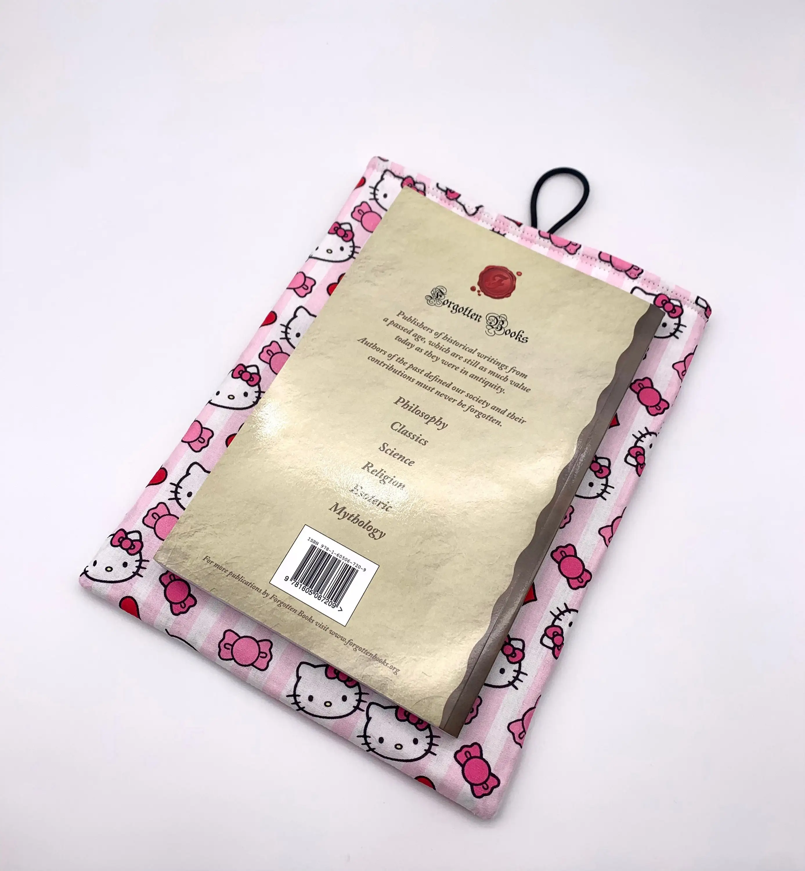 boutique custom book pocket button book cover exquisite print pink cute paperback book sleeve