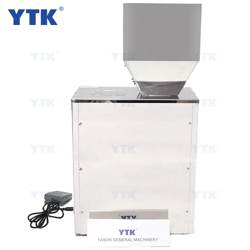 YTK 5g-500g weighing and sub loading machine coffee powder grain seed quantitative dispensing filling machine price