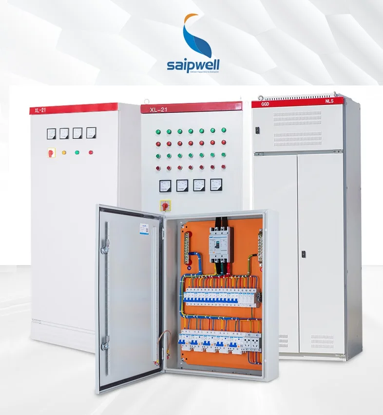 SAIPWELL XL Floor Stand IP55 Waterproof Distribution Box Electrical Cabinet Box