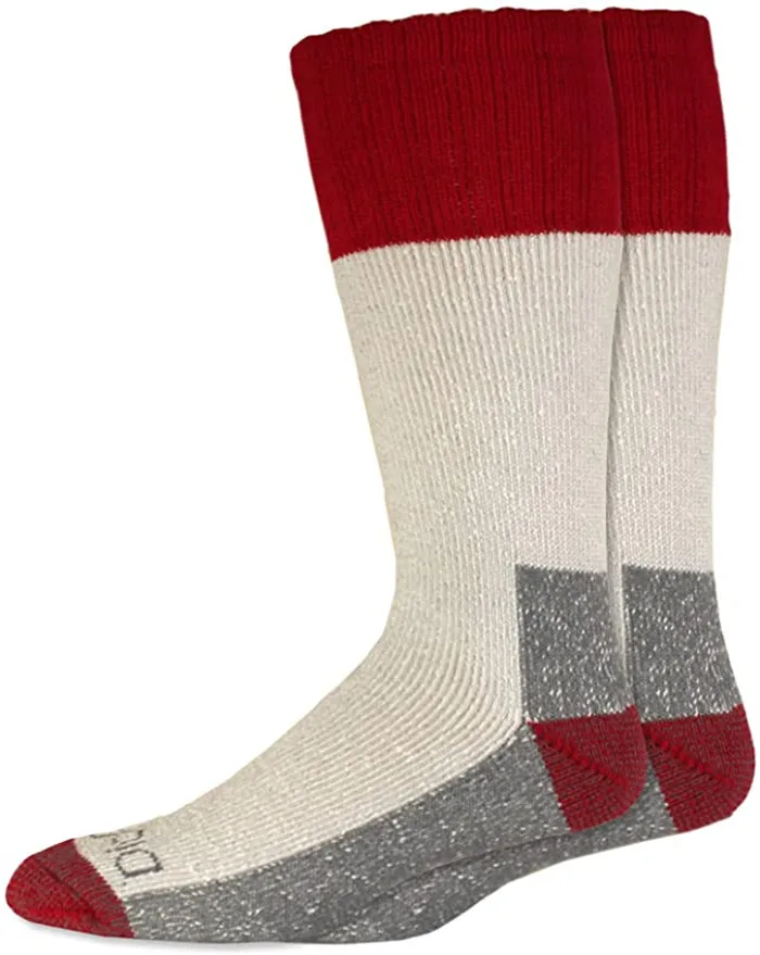 custom logo white Heavy duty cushion heated wool men weekday work boot thermal winter socks