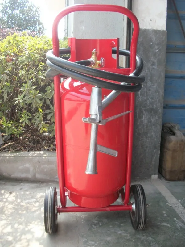 wheeled ABC  25kg dry powder   fire extinguisher