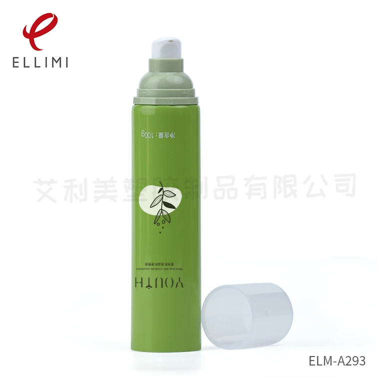 40mm  Edge Pump Head Tube ELM-1096 for Face Wash Hand Cream Body Lotion Plastic Tube with PP Pump Cap