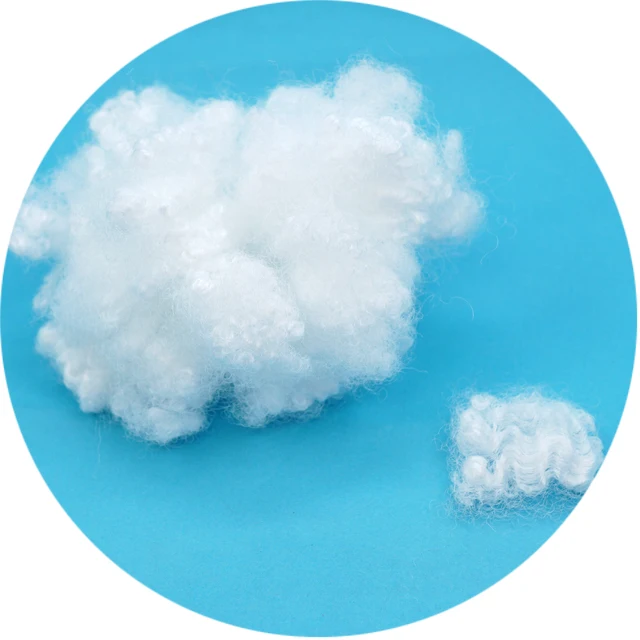 
7 holes HCS hollow conjugated siliconized polyester staple chemical fiber plant for filling quilt 