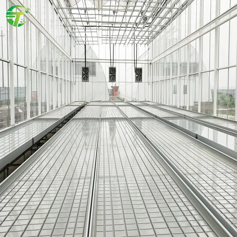 hydroponic flood table system flood table and drain tray