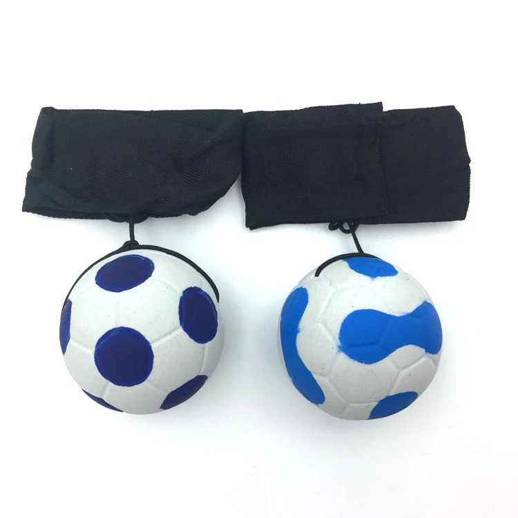 China manufacture custom logo high quality mini sport wrist band return back yoyo rubber ball