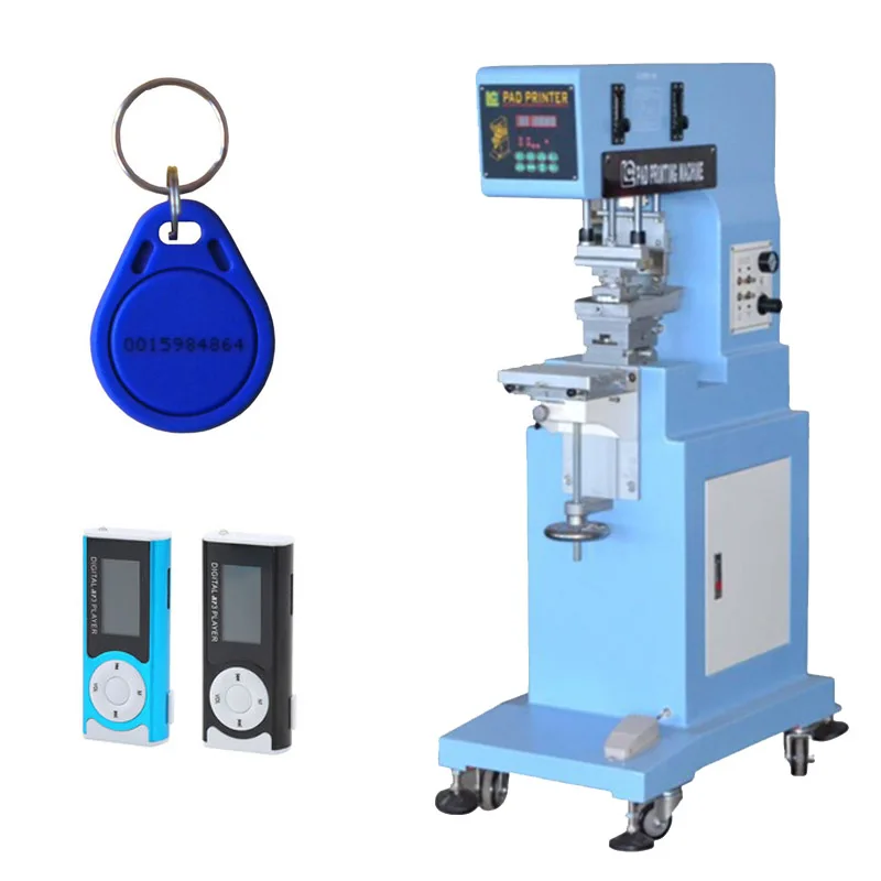 China single color Tampo print Pad Printing Machine with rubber pad cap label