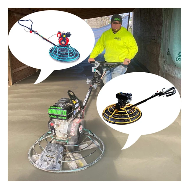 Walk-behind Electric Diesel Gasoline Concrete Power Trowel Cement Floor Pavement Trowel Machine