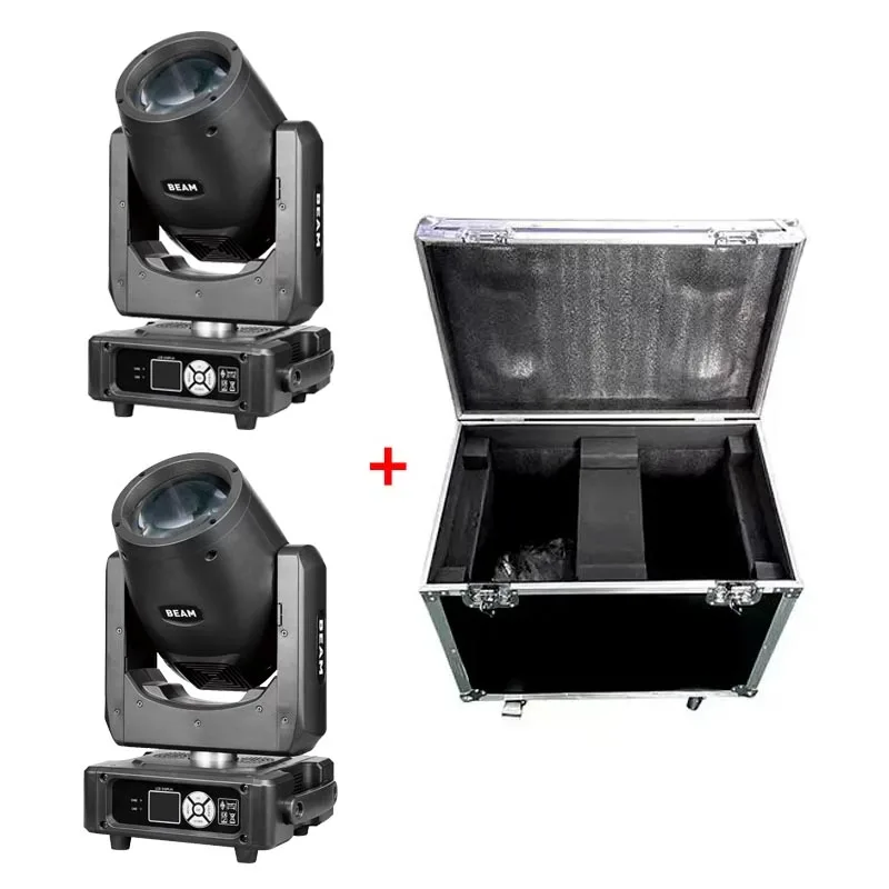 2 шт. 230 Вт Mini 7r Sharpy Beam движущаяся головка освещение для диджея дискотеки вечеринки + чехол полета
