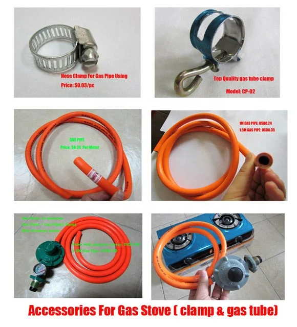 Kitchen appliances gas stove accessories gas tube clamp
