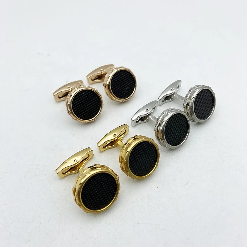Fashion Long Sleeve Mens Dress Shirts Cuff links Luxury High Quality French Cufflinks Shirts