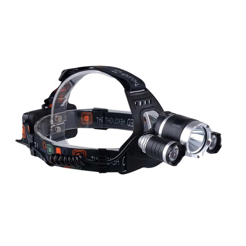 
3pcs XM-L T6 Powerful 5000 Lumen LED USB Rechargeable headlamp With 4 Modes 