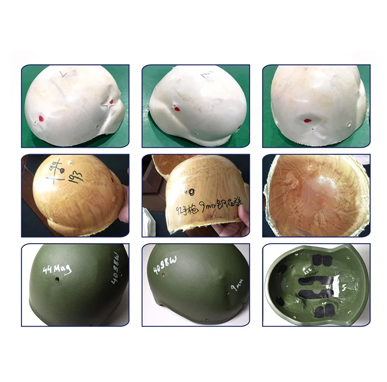 CNRSPE MICH 2000 Tactical Helmet NIJ IIIA 9mm.44 Aramid Anti ZD Ballistic Protection MICH Full earmuff High cut Helmet